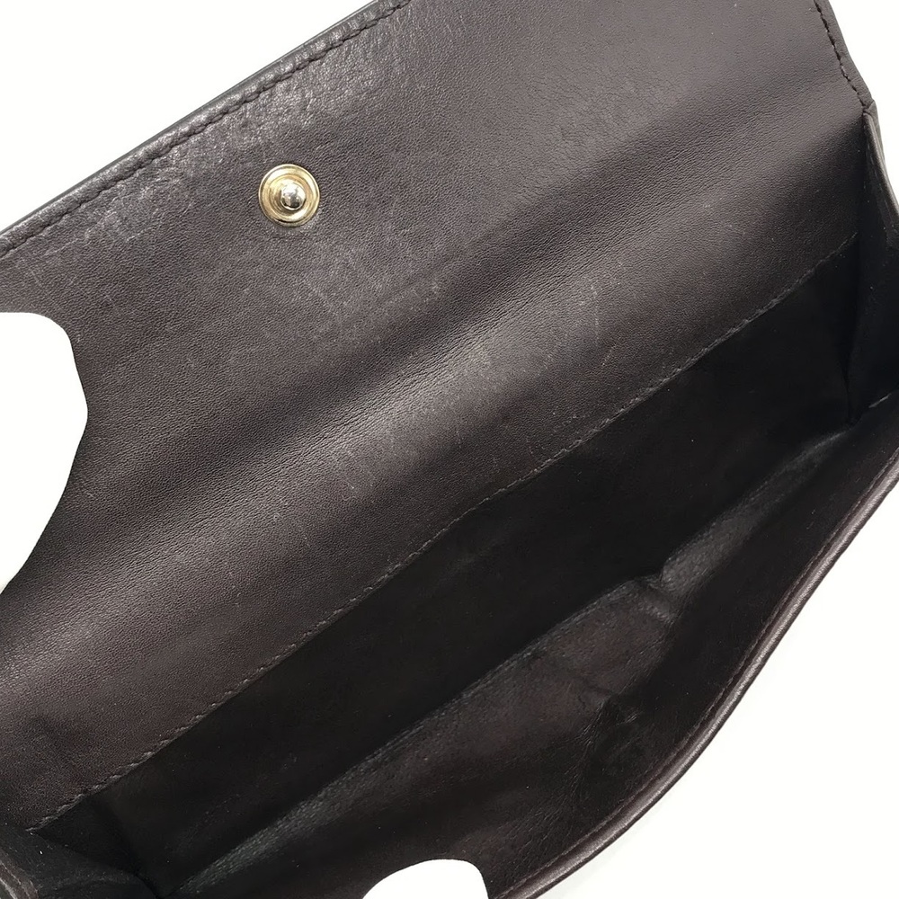 GUCCI Guccissima Bi fold Long Wallet Brown - Picture 10 of 12